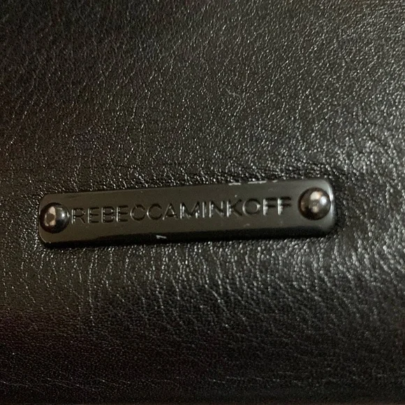 EUC - Rebecca Minkoff leather quilted crossbody purse with black/gold dust bag - Picture 5 of 16